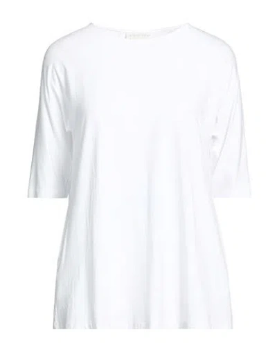 Le Tricot Perugia Woman T-shirt White Size Xs Viscose, Elastane