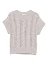 Le Tricot Perugia Cable-knit Jumper In Neutral