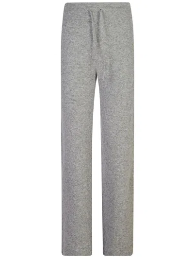 Le Tricot Perugia Wool Trousers In Grey