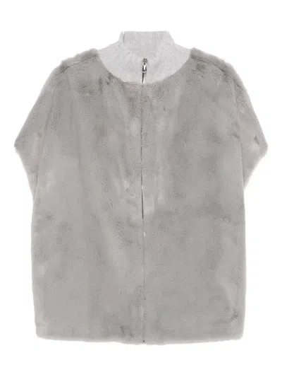 LE TRICOT PERUGIA ZIP-UP FLEECE JACKET