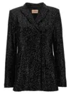 Le Twins Como Double-breasted Blazer In Black