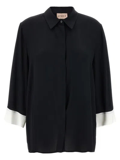 Le Twins Black Moreno Shirt In Multicolor