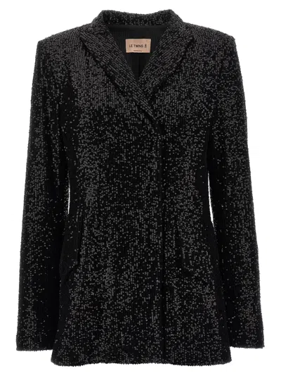 LE TWINS LE TWINS 'COMO' DOUBLE BREASTED BLAZER