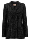Le Twins Como Double-breasted Blazer In Black