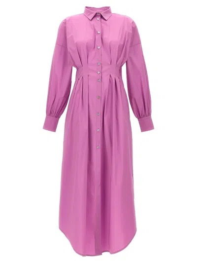 Le Twins 'cristiana' Shirt Dress In Purple