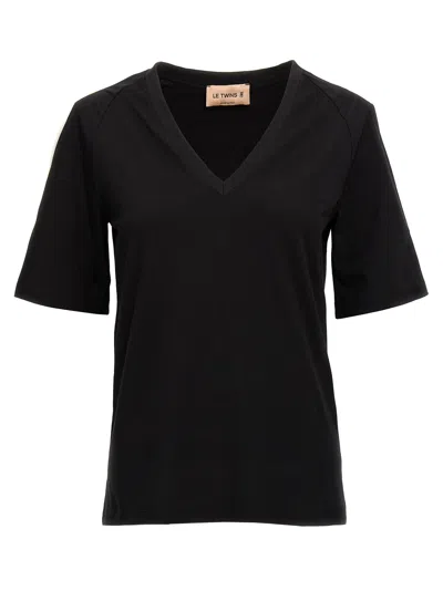 Le Twins Gianna T-shirt In Black
