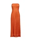 Le Twins Gina Dresses Orange In Orange