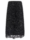 Le Twins 'giulia' Midi Skirt In Black