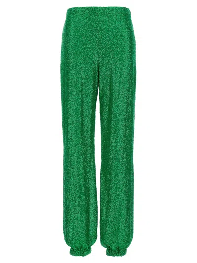 LE TWINS GREEN VIOLA PANTS