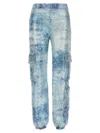 LE TWINS LIGHT BLUE ROBI CARGO PANTS