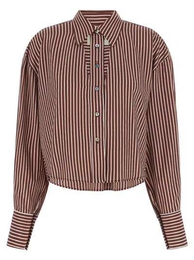 Le Twins 'luna' Shirt In Brown