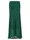 Le Twins Green Maria Cristina Long Skirt In Green