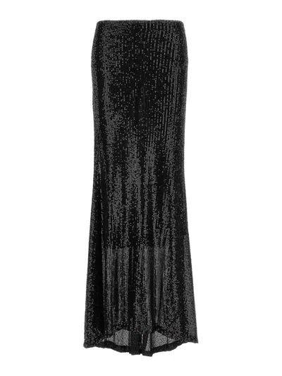 Le Twins Maria Cristina Maxi Skirt In Black