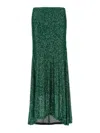 Le Twins Green Maria Cristina Long Skirt In Green