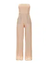 Le Twins Beige Priscilla Jumpsuit In Beige