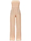 Le Twins Beige Priscilla Jumpsuit In Neutrals