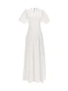 Le Twins White Rosellina Dress In Multi