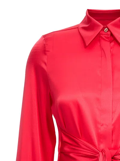Le Twins Silk Short Women's Dress In Pink
