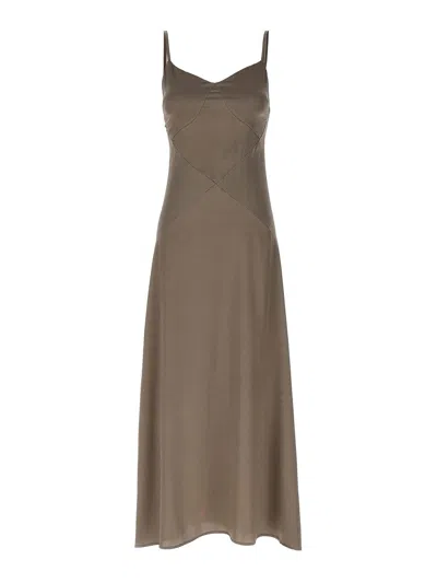 Le Twins Flora Dress In Brown