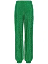 Le Twins Green Viola Pants In Green