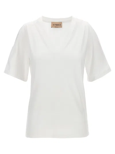 LE TWINS WHITE GIANNA T-SHIRT