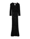 Le Twins Woman Midi Dress Black Size M Polyamide In Black