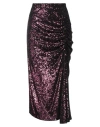 Le Twins Woman Midi Skirt Purple Size Xs Polyamide