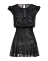 Le Twins Woman Short Dress Black Size L Polyamide