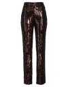 Le Twins Woman Pants Brown Size S Polyamide In Brown