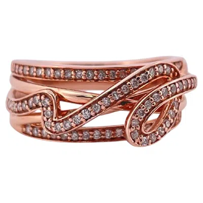 Pre-owned Le Vian 0.455ctw H-i Si1-si2 Diamond Ring Set In 14k Rose Gold In Red