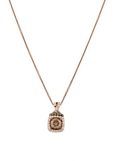 Pre-owned Le Vian 1.13ctw Diamond Pendant Necklace, 18.5" In Multi