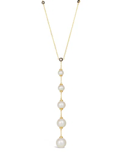 Le Vian 14k 0.06 Ct. Tw. Diamond & 5mm Pearl Adjustable In Gold