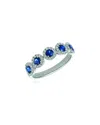 Le Vian 14k 0.14 Ct. Tw. Diamond & Sapphire Eternity Ring