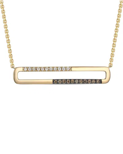 Le Vian 14k 0.16 Ct. Tw. Diamond Adjustable Necklace In Gold