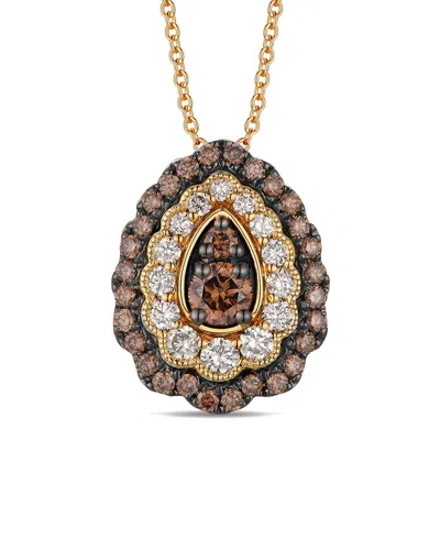 Le Vian 14k 0.18 Ct. Tw. Diamond Pendant In Brown