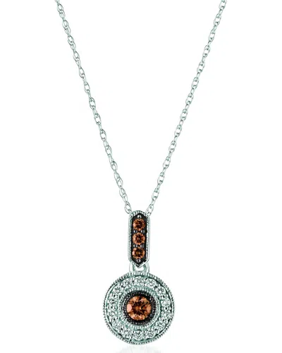 Le Vian 14k 0.24 Ct. Tw. Diamond Pendant Necklace In Silver