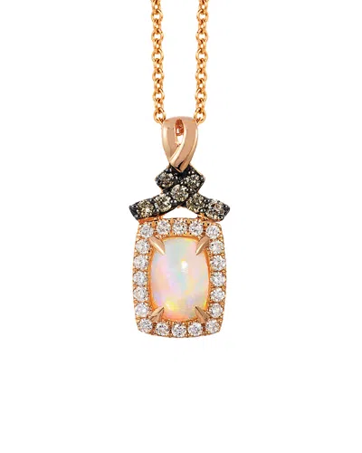 Le Vian ® 14k 0.25 Ct. Tw. Diamond & Opal Necklace