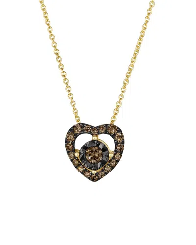 Le Vian 14k 0.27 Ct. Tw. Diamond Pendant In Brown