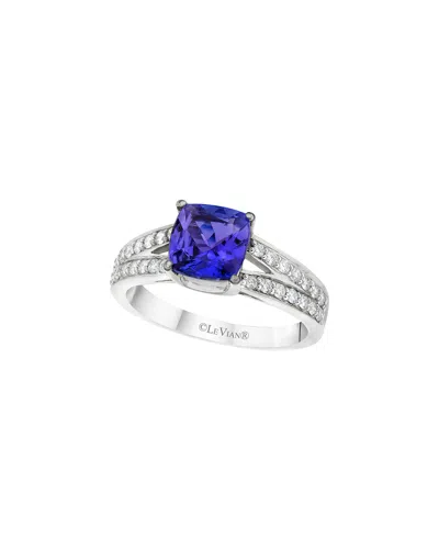 LE VIAN LE VIAN® 14K 0.30 CT. TW. DIAMOND & TANZANITE RING
