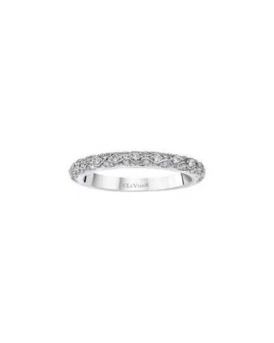 Le Vian ® 14k 0.33 Ct. Tw. Diamond Half-eternity Ring In Metallic