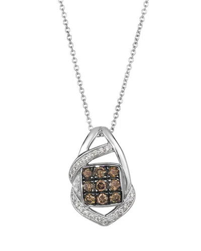 Le Vian 14k 0.45 Ct. Tw. Diamond Pendant In Metallic