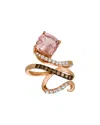 Le Vian 14k 0.48 Ct. Tw. Diamond & Morganite Ring
