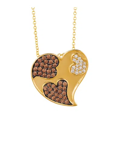 Le Vian ® 14k 0.61 Ct. Tw. Diamond Heart Pendant In Pink