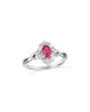 Le Vian ® 14k 0.63 Ct. Tw. Diamond & Ruby Half-eternity Ring