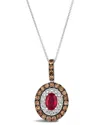 Le Vian 14k 0.65 Ct. Tw. Diamond & Ruby Pendant