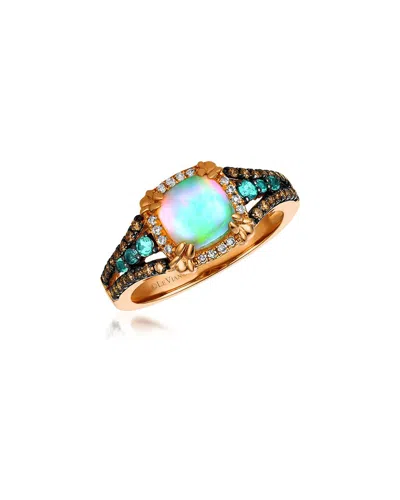Le Vian 14k 0.70 Ct. Tw. Diamond & Opal Eternity Ring In Gold