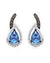 Le Vian 14k 0.70 Ct. Tw. Diamond & Topaz Earrings