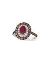 Le Vian Ladies Passion Ruby Rings Set In 14k Vanilla Gold