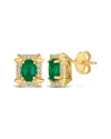 Le Vian ® 14k 0.77 Ct. Tw. Diamond & Emerald Earrings