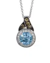 Le Vian ® 14k 0.81 Ct. Tw. Diamond & Aquamarine Necklace